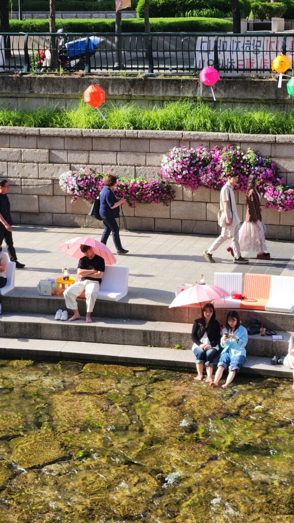 Rivière Cheonggyecheon à Seoul