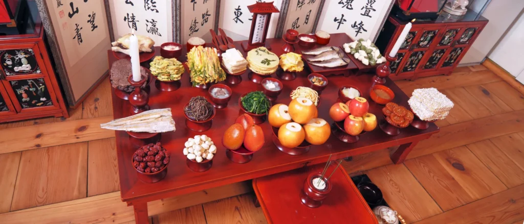 Table de Charye à Chuseok